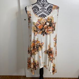 Relativity Size 3X Blurred Color Splats Tank Top